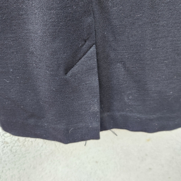 Halogen Wrap Dress Women's Size 2 Black Classic Minimalist Neutral Staple Piece - Picture 10 of 14